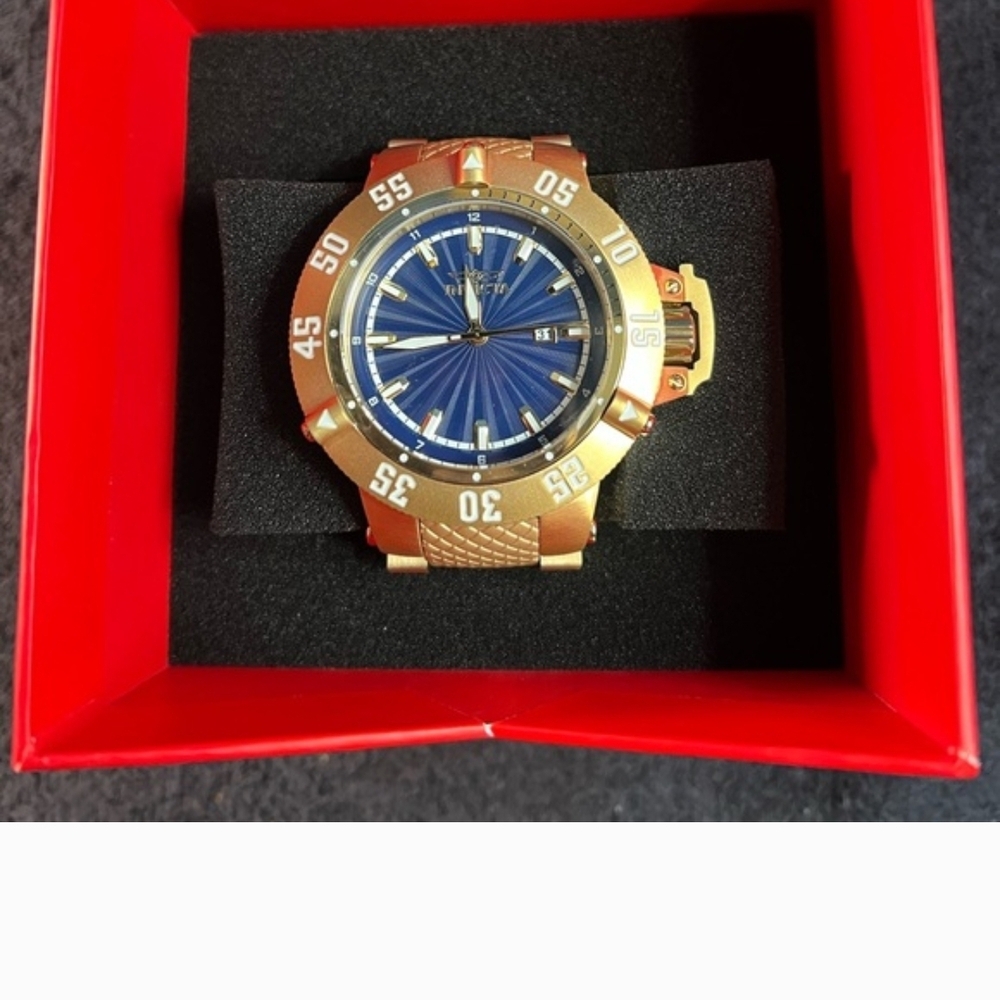 Invicta

Invicta Subaqua Noma III Men's Watch-50mm MOD-50051 Gold & Navy LIMITED